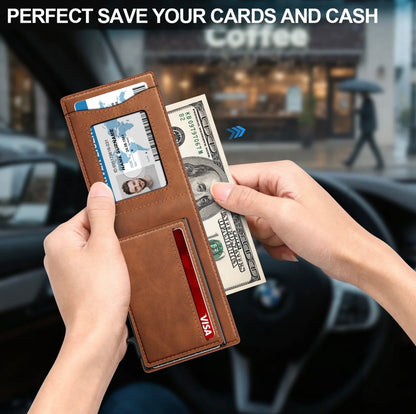 Thaler™ Pop-Up RFID Wallet (Brown)