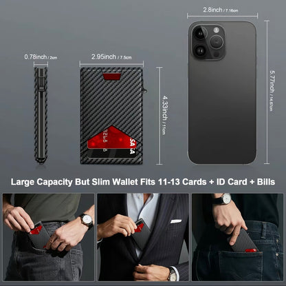 Thaler™ Pop-Up RFID Wallet (Carbon Black)